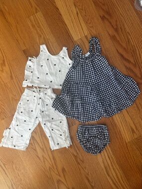 2T Summer Bundle - Angel Dear Dress & Zara Set